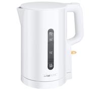Hervidor Clatronic 1,7 L - 2200 W para Calentamiento rápido - Sin BPA - Manejo con una Sola Mano - Indicador de Nivel de Agua - Hervidor - Protección contra sobrecalentamiento - WK 3835 Blanco