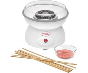 Clatronic ZWM3199 - Máquina para hacer algodón, con bol de 29 cm, con 10 palos de madera