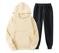 Clau - Sudadera para hombre, talla pequeña, unisex, para entusiastas del aire libre, conjunto deportivo de 2 piezas, conjunto deportivo deportivo para correr, trajes casuales para hombre, 13-i, XXL