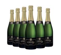 Claude Cazals - Champagne Carte d'Or Grand Cru - Lote de 6 x 75 cl