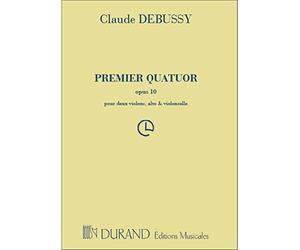 Claude Debussy: Premier Quatuor Op. 10. Partituras para Violín(Dueto), Viola, Cello