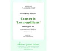 Claude-Henry Joubert-Concerto Les Papillons-Altsaxophon y Klavier-BOOK+PART