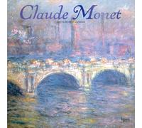 Claude Monet 2027 12 X 24 Inch (Hanging) Monthly Square Wall Calendar Foil Stamped Cover Plastic-Free: Original BrownTrout-Kalender [Mehrsprachig] [Kalender]