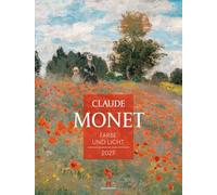 Claude Monet Kalender 2027 | Farbe und Licht: Stilvoller Kunst-Kalender im großen Hochformat (50x66 cm) | Impressionismus