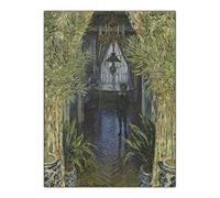 Claude Monet - Kit de pintura por números para adultos, esquina de un piso en Argenteuil, kits de pintura para adultos, lienzo, regalos, manualidades, decoración del hogar