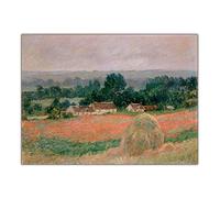 Claude Monet - Kit de pintura por números para adultos Haystack At Giverny 1886 por Claude Monet para adultos, lienzo, regalos, manualidades para decoración del hogar