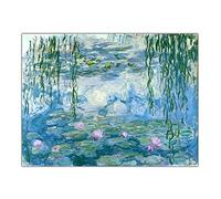 Claude Monet - Kit de pintura por números para adultos, lirios acuáticos 1916-1919, kits de pintura para adultos, lienzo, regalos, manualidades para decoración del hogar