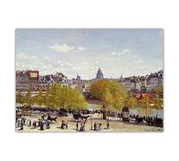 Claude Monet - Kit de pintura por números para adultos Quai Du Louvre 1867 de Claude Monet, kits de pintura para adultos, regalos de lienzo, manualidades para decoración del hogar
