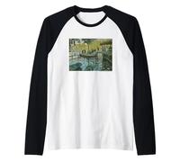 Claude Monet La Grenouillere Camiseta Manga Raglan