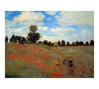 Claude Monet Les Coqueliquots Old Master Painting Art Print Poster Wall Decor 12X16 Inch