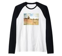 Claude Monet Poppy Field (Near Argenteuil) Camiseta Manga Raglan