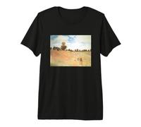 Claude Monet Poppy Field (Near Argenteuil) Camiseta Premium