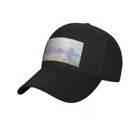 Claude Monet Sole Couchant Sur la Seine à Lavacourt - Gorra de béisbol Sunset on The Seine Gorra de Pesca Bobble Hat Niño Mujer