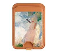 Claude Monet - Soporte magnético para tarjetas para iPhone 16, 15, 14, 13 Pro Max, multicolor