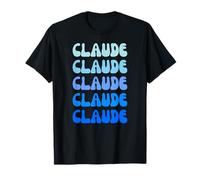Claude Name Minimalist Design Camiseta