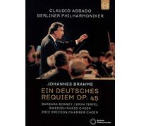 Barbara Bonney, Bryn Terfel - Barbara Bonney, Bryn Terfel -Johannes Brahms -Berliner Philharmoniker -Claudio Abbado -Requiem Op.45 (DVD)