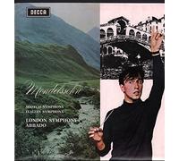Claudio Abbado / London Symphony Orchestra - SXL 6363 Mendelssohn Scotch/Italian Symphonies London SO Claudio Abbado LP