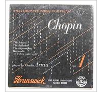Claudio Arrau - Chopin: Complete Works For Piano (Vol.1) [LP]
