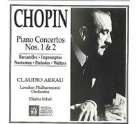 Claudio Arrau, Piano - Chopin: Piano Concertos Nos. 1 & 2 London Philharmonic Inbal (UK