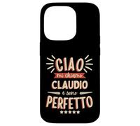 Claudio Idea Regalo Personalizzata Nome Divertente Carcasa para iPhone 14 Pro