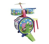 Claudio Reig Bateria 3 Tambores Peppa Pig, Multicolor (72-2323)
