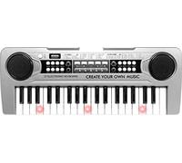 CLAUDIO REIG- Organo 37 Teclas, con Mic, Toma USB Y Cable Audio Y Funcion Profesor, Multicolor (8921)