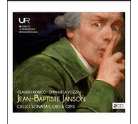 Claudio Ronco & Emanuel Vozza - Jean-Baptiste Janson : Sonates pour violoncelle, op. 1 et 2. Ronco, Vozza.