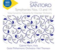 Claudio Santoro Claudio Santoro: Symphonies Nos. 13 & 14 (CD) (Importación USA)