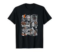 Claudio Y Agripina La Roma Joven Camiseta gráfica económica, Hombre, Negro, XL