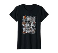 Claudio Y Agripina La Roma Joven Camiseta gráfica económica, Mujer, Negro, L