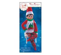 Claus Couture Tree Farm PJs - Pijama acogedor y tierno para tu elfo explorador - Incluye parte superior gráfica y parte inferior estampada