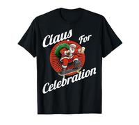 Claus para Celebración Navidad Santa Navidad Familia Camiseta