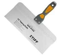 Clauss 18736 Espátula de emplastecer (antiadherente de titanio de 30.5 cm / 12 pulgadas), Grey/Yellow