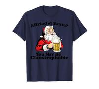 Claustrophobic Santa Claus Pun Camiseta