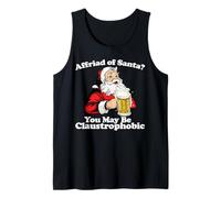 Claustrophobic Santa Claus Pun Camiseta sin Mangas