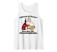 Claustrophobic Santa Claus Pun Camiseta sin Mangas