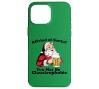 Claustrophobic Santa Claus Pun Carcasa para iPhone 16 Pro MAX