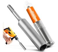 Clavador de picas de tierra Conductor de tierra profunda Clavador SDS PLUS Ø20mm Manguito para pica de tierra Varilla de puesta a tierra Herramienta de impacto para clavar conductores de tierra