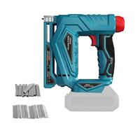 Clavadora Brad inalámbrica compatible con Makita 18 V, 18 GA, pistola de uñas eléctrica 2 en 1 con 1000 clavos y 1000 grapas para carpintería en casa