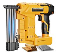 Clavadora de 18 GA para batería De-Walt de 20 V, pistola de clavos inalámbrica 2 en 1 y pistola grapadora, incluye 1600 clavos y grapas, modo de disparo único y de contacto, clavadora eléctrica para