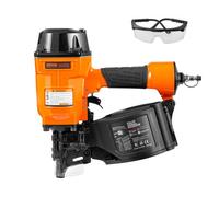 VEVOR Clavadora de Bobinas para Revestimiento MCN70, 45 a 70 mm de 15 Grados, Clavadora de Bobinas de Aire de 70-120 PSI para Palés, Cajas, Marcos, Revestimientos y Cercas, 340 x 320 x 130 mm