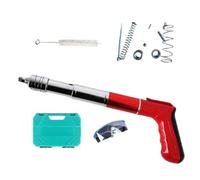Clavadora De Pasador Air Power - Clavadora Para Pared De Hormigón De 0.75 Pulgadas | Máquina De Uñas Manual Con 100 Clavos | Herramienta Para Fijar La Pared De 5 Engranajes | Puede Clavar