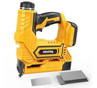 Clavadora inalámbrica compatible con batería Dewalt, pistola de clavos 2 en 1 calibre 18 de 5/8 a 1-1/4 pulgadas con 2000 clavos para carpintería de madera, solo herramienta, sin escobillas, 2 modos