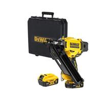 Clavadora inalámbrica DeWALT de 18 V, 2 x 5 Ah, cargador y estuche DCN930P2
