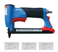 Clavadora neumática de acabado - 4-8 bar de alto rendimiento | clavadora de aire comprimido | para construcción de muebles, tapicería, zócalos, trabajos de montaje, proyectos de bricolaje,