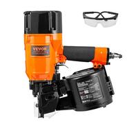 VEVOR Clavadora Neumática para Revestimientos y Marcos Bobinas CN83N, 50 a 83 mm, con Ajuste de Profundidad sin Herramientas, 15 Grados, 70-120 PSI, para Madera, Cercas y Cubiertas, 360 x 320 x 135 mm