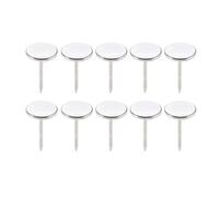 clavar clavos, Tachuelas, Clavos for Tapicería, Chinchetas for Pulgar, Decorativas for Muebles, 20 Piezas Caja de Madera Antigua Chincheta Cabeza Plana Hierro 11 * 17 mm Plata