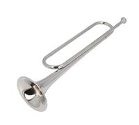 Clave BB de Cuerno de Corneta, Trompeta de Latón Portátil Plateada, Superficie Lisa para Banda Escolar, Orquesta, Festival, Actuación Ambiental