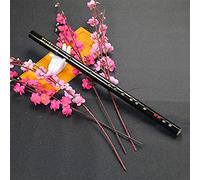 Clave CDEFG de flauta de bambú Dizi china for estudiantes y principiantes (Color : Black G)