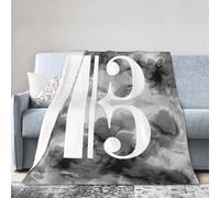 Clave De Do Clave De Sol Mantas Franela Ligera Manta Cama Reversible Blanket para Invierno Camping Sillón L